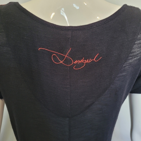 Vintage Desigual Mini Dress with Button Back, GUC, Size M - Picture 5 of 11